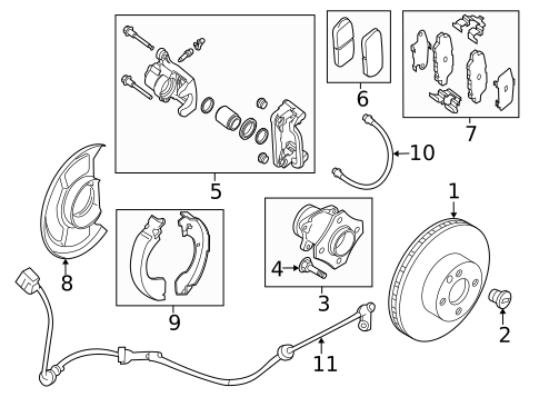 Brake Components for 2019 Nissan Sentra #2
