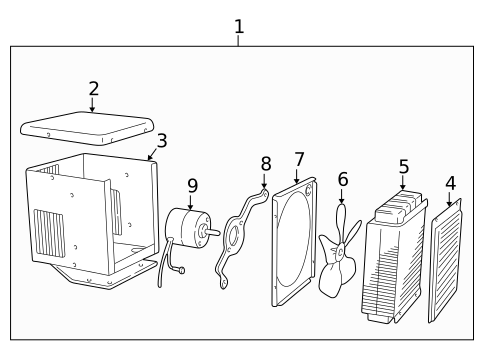 Heater Components for 1995 Dodge B3500 #1