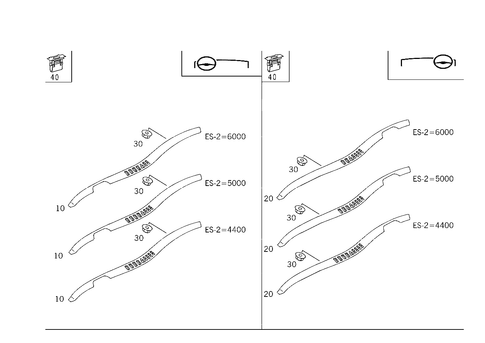 Trim Strip with Switch Openings on Instrument Panel, Top for 2001 Mercedes-Benz S 55 AMG® #0