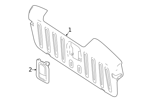 Interior Trim - Tail Gate for 2019 Smart EQ fortwo #0