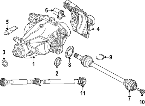 Axle & Differential for 2025 BMW X3 #0