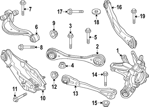 Rear Suspension for 2023 BMW iX #1