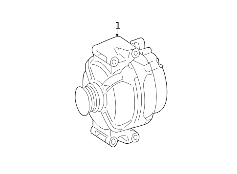 Alternator for 2022 Mercedes-Benz Metris #1