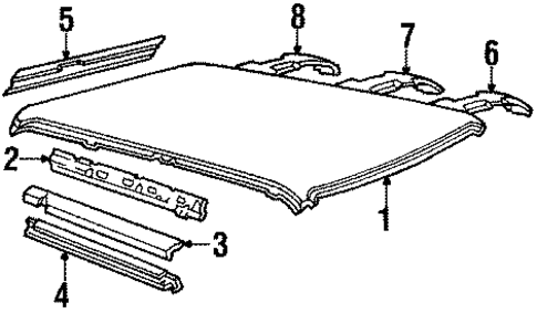 Roof for 1984 Ford LTD #0