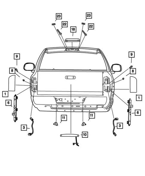 Lamps - Front, Rear and Courtesy for 2003 Dodge Ram 3500 #0