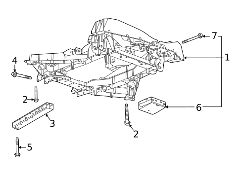 Suspension Mounting for 2020 Chevrolet Corvette #0