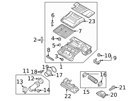 Air Intake for 2022 Kia Niro #0