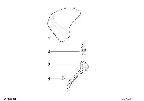 Motorcycle Trim Section, Windshield for 2001 BMW-Motorrad R 1150 RT #10