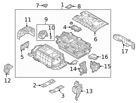 Battery for 2019 Hyundai Sonata #0