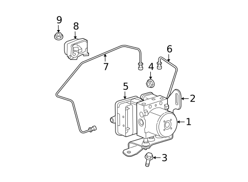 ABS Components for 2007 Jeep Grand Cherokee #0