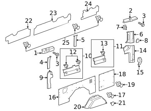 Interior Trim - Side Panel for 2021 Ford Transit-150 #1