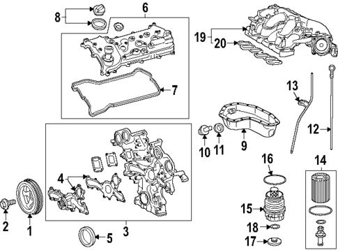 Filters for 2024 Lexus TX550h+ #1