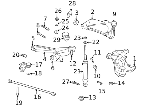 Suspension Components for 1999 Dodge Durango #0