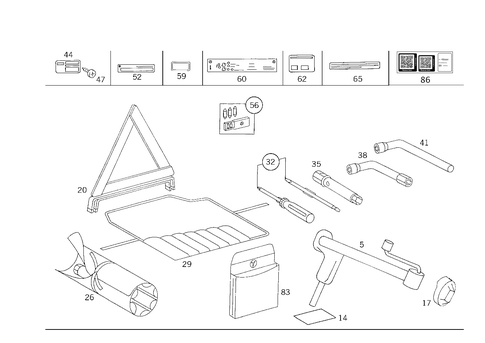 Tools and Accessories for 1993 Mercedes-Benz 300TE #2