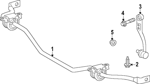 Stabilizer Bar & Components for 2025 Toyota Grand Highlander #0
