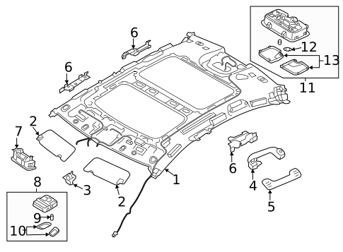 Sunroof for 2014 Kia Cadenza #1