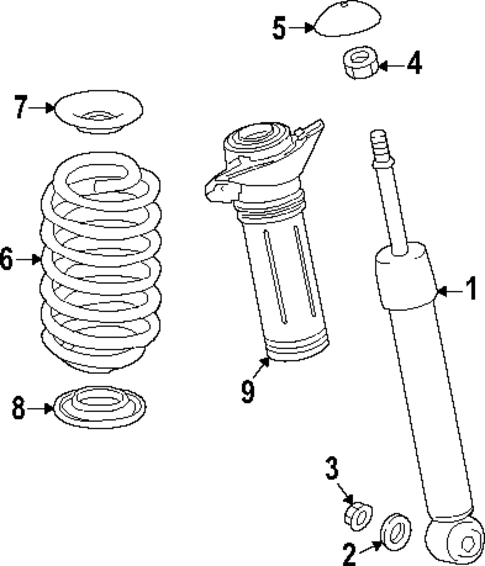Shocks & Components for 2025 Toyota Camry #1