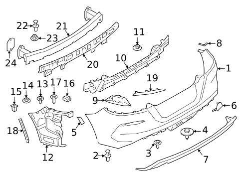 Bumper & Components - Rear for 2021 BMW Z4 #0