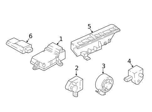 Air Bag Components for 2022 BMW 430i Gran Coupe #2