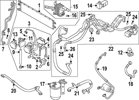 Cooling System for 2023 Kia Niro EV #6
