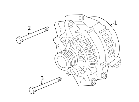 Alternator for 2013 BMW ActiveHybrid 5 #0