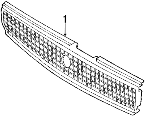 Grille & Components for 1991 Toyota Cressida #0