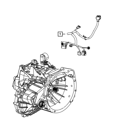 Wiring-Powertrain for 2017 Dodge Journey #2