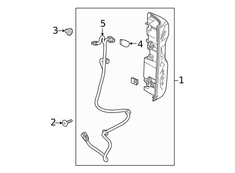 Tail Lamps for 2019 Chevrolet Silverado 1500 #1