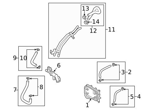 Hoses & Pipes for 2021 Hyundai Tucson #0