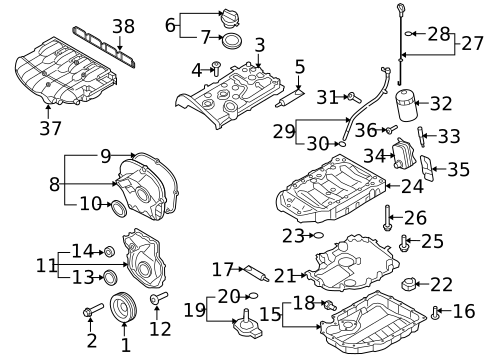 Engine Parts for 2019 Volkswagen Tiguan #15