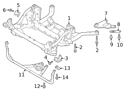Suspension Mounting for 2022 Land Rover Range Rover Velar #0