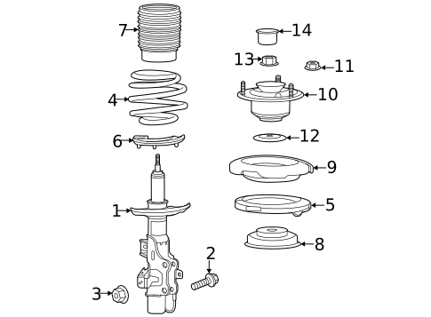 Shocks & Struts for 2025 Cadillac CT5 #1