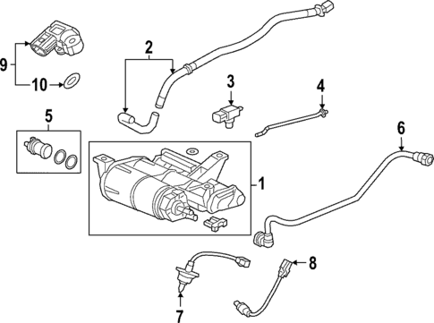 Emission Components for 2022 Honda Civic #0