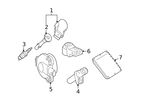 Ignition System for 2007 Mercedes-Benz R 63 AMG® #0