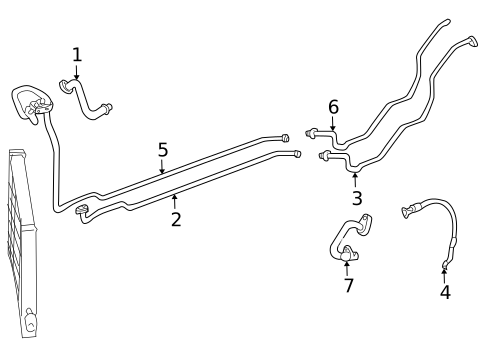 Rear AC Lines for 2011 Porsche 911 #0