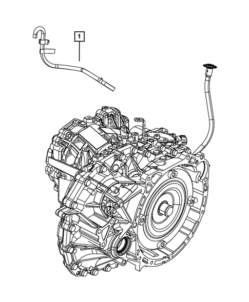 Case, Extension, Oil Pan, and Indicator (Dipstick) for 2011 Jeep Patriot #2