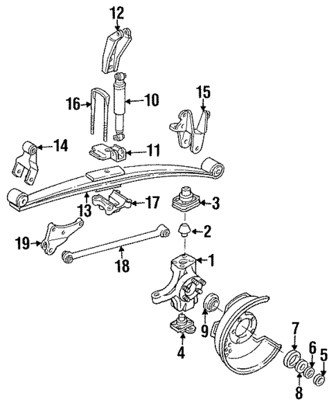 Suspension Components for 1990 Ford F-350 #0