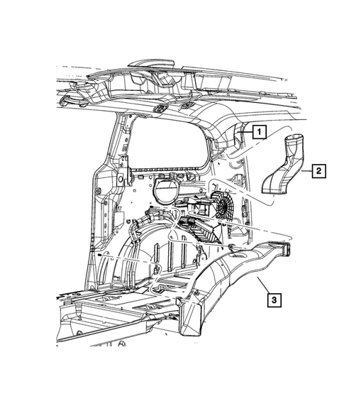Air Ducts for 2015 Ram C/V #1