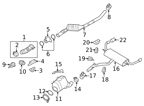 Exhaust Components for 2016 BMW X5 #0