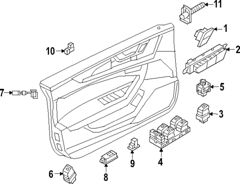 Mirrors for 2024 Audi Q8 e-tron #1