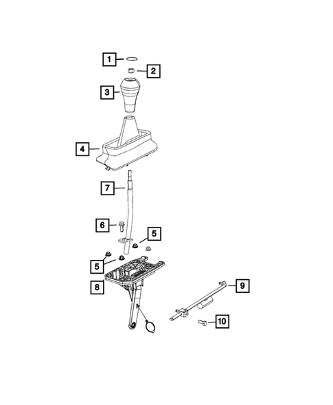 Gearshift Controls and Related Parts for 2024 Ram 2500 #0