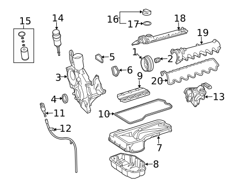 ENGINE PARTS for 2005 Mercedes-Benz S600 #0