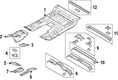 Floor - Cab for 2025 Ford F-150 #0