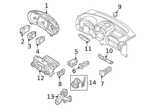 Controls for 2007 Hyundai Entourage #0