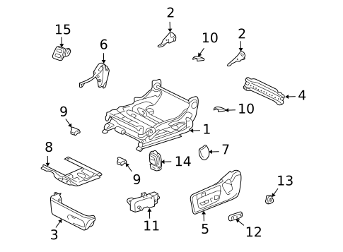 Power Seats for 2006 Lexus LS430 #1
