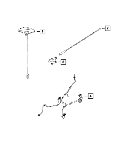 Radio, Antenna, Speakers, DVD, and Video systems for 2017 Ram ProMaster City #2