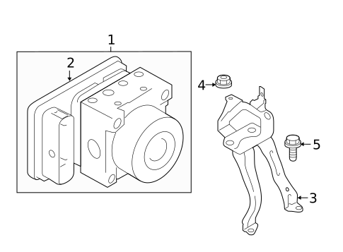 ABS Components for 2023 Subaru Crosstrek #1