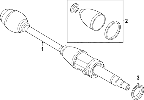 Drive Axles for 2024 BMW i4 #0