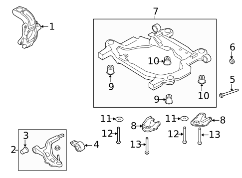 Suspension, Springs & Related Components for 2008 Mercury Sable #1