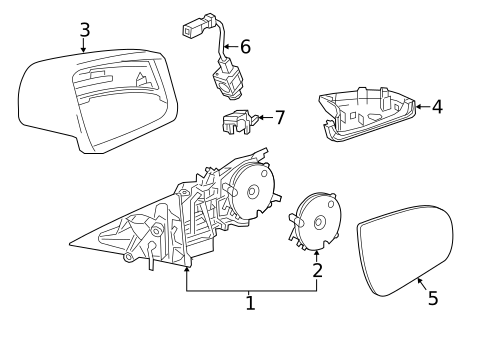 Mirrors for 2016 Mercedes-Benz CLS63 AMG S #1